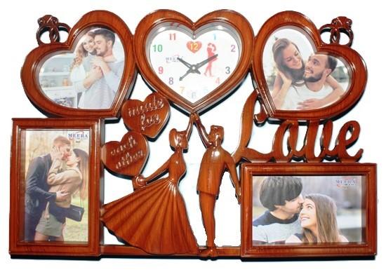 🎁🕰️ 4 Photo Frame with Watch