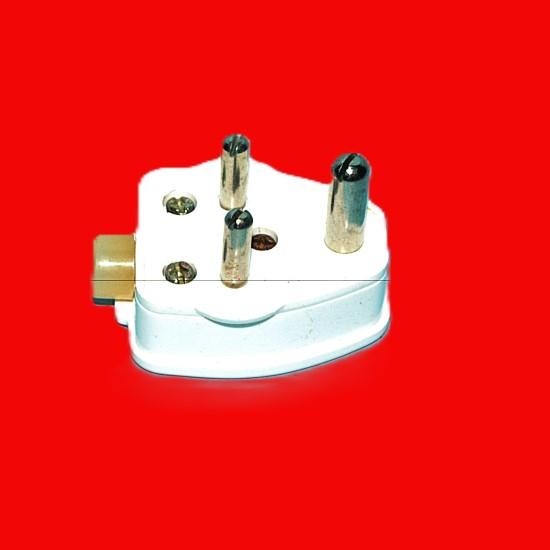🔌 3-Pin Plug 6A – Durable & Safe