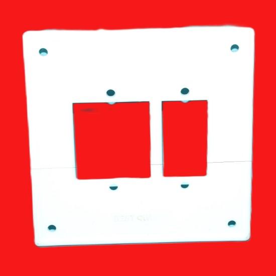 🔌 4×4 Inch Electrical PVC Plate – Durable & Stylish