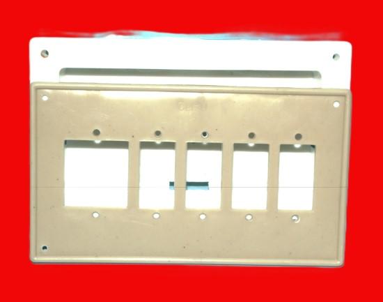 🔌 4×6 Inch PVC Electrical Box + Plate – Durable & Safe