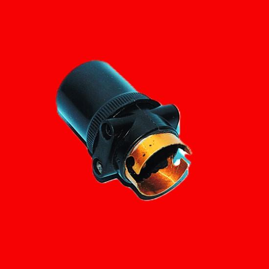 💡 Black B22 Bulb Holder – Strong & Safe