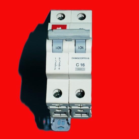 ⚡ Havells Double Pole MCB 16A – 1pc